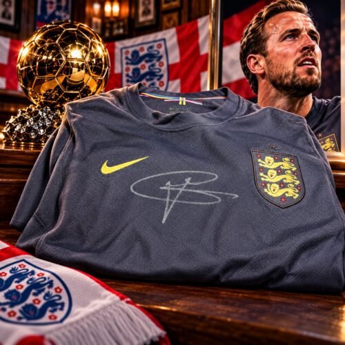 Signed Harry Kane England Shirt